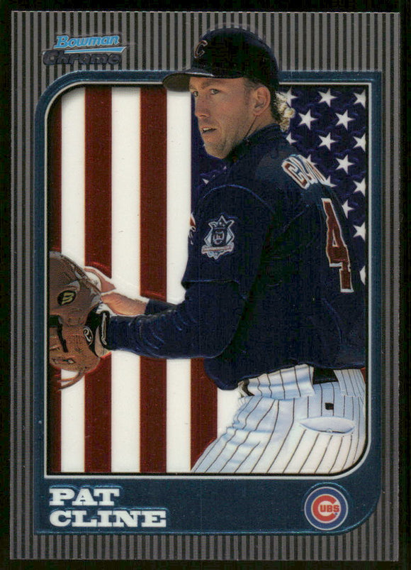 1997 Bowman Chrome International #160 Pat Cline