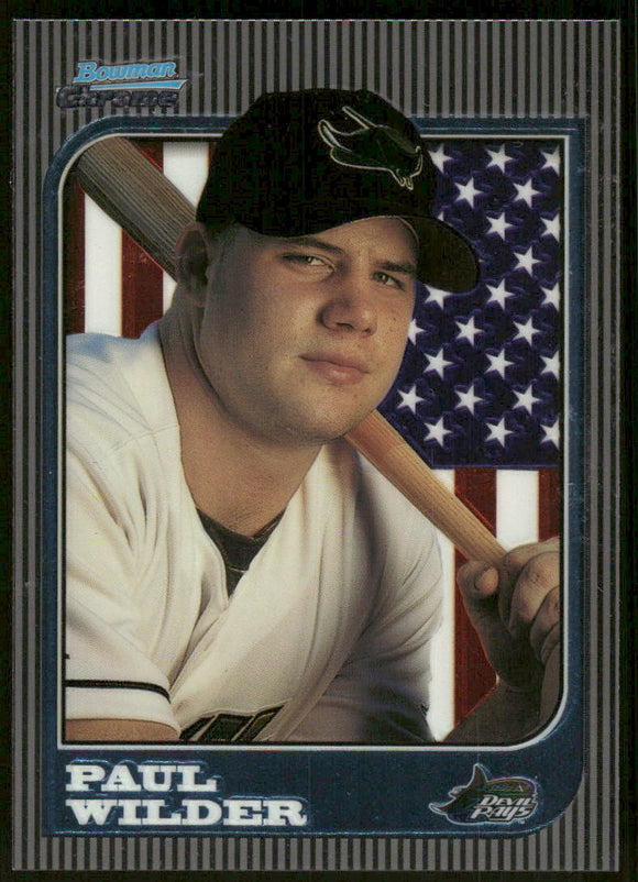 1997 Bowman Chrome International #165 Paul Wilder