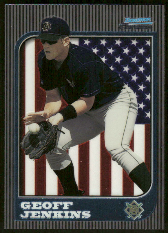1997 Bowman Chrome International #176 Geoff Jenkins