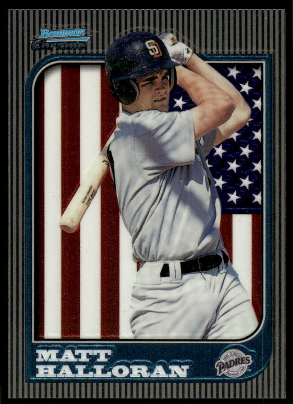 1997 Bowman Chrome International #189 Matt Halloran