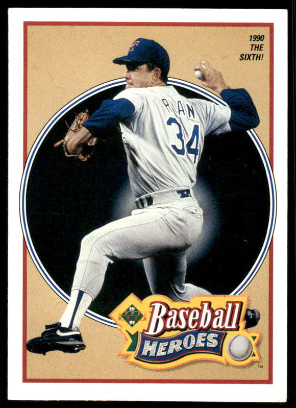 1991 Upper Deck Ryan Heroes #16 Nolan Ryan