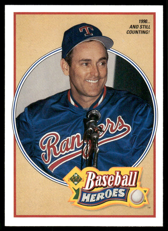 1991 Upper Deck Ryan Heroes #17 Nolan Ryan
