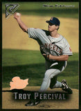 1996 Topps Gallery Players Private Issue #99 Troy Percival /999