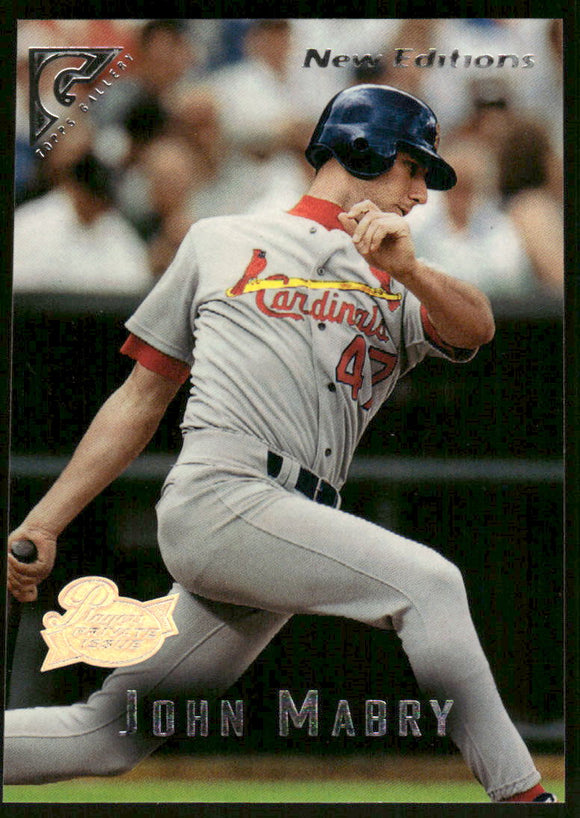 1996 Topps Gallery Players Private Issue #102 John Mabry /999