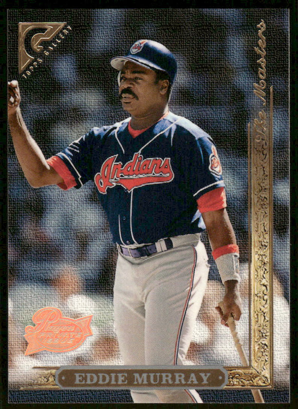 1996 Topps Gallery Players Private Issue #167 Eddie Murray /999
