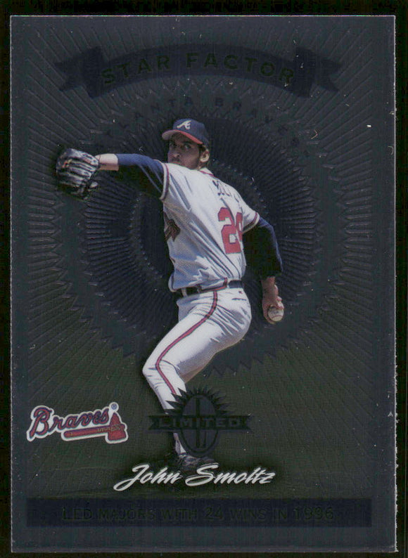 1997 Donruss Limited #161 John Smoltz S /1100