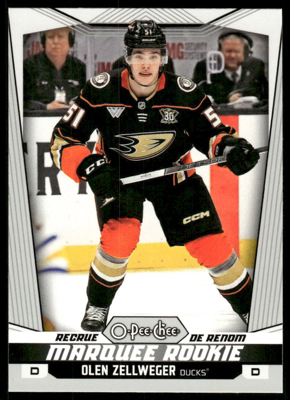 2024-25 O-Pee-Chee #587 Olen Zellweger RC