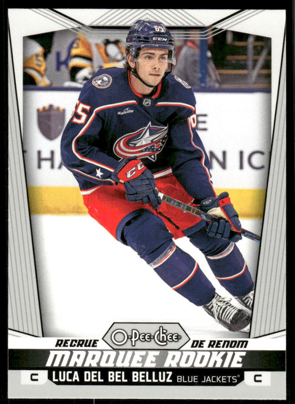 2024-25 O-Pee-Chee #590 Luca Del Bel Belluz RC
