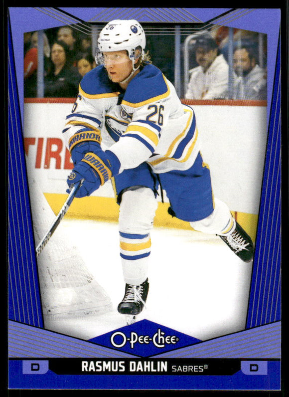 2024-25 O-Pee-Chee Blue #23 Rasmus Dahlin