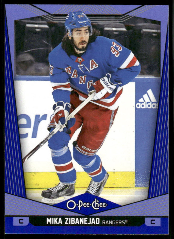 2024-25 O-Pee-Chee Blue #283 Mika Zibanejad