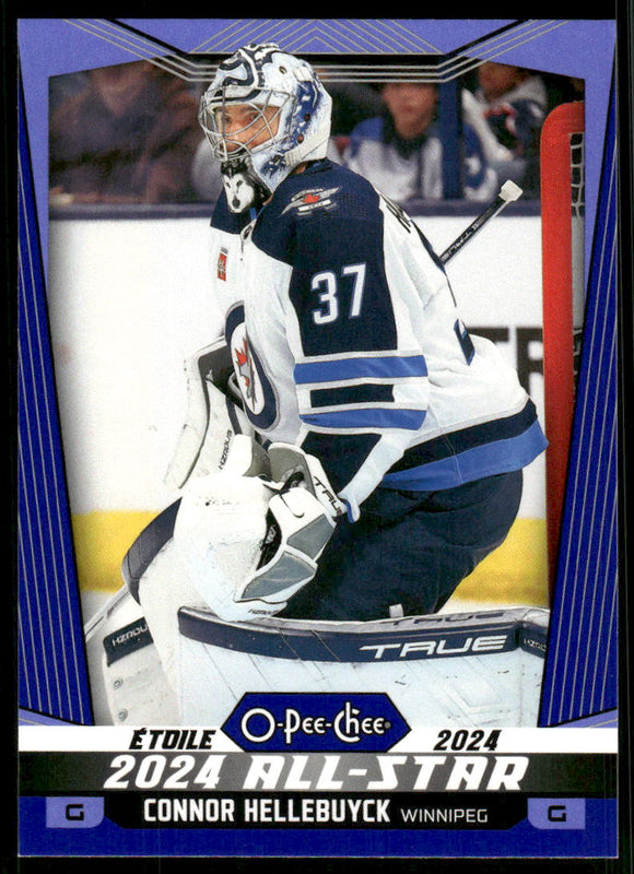 2024-25 O-Pee-Chee Blue #505 Connor Hellebuyck AS