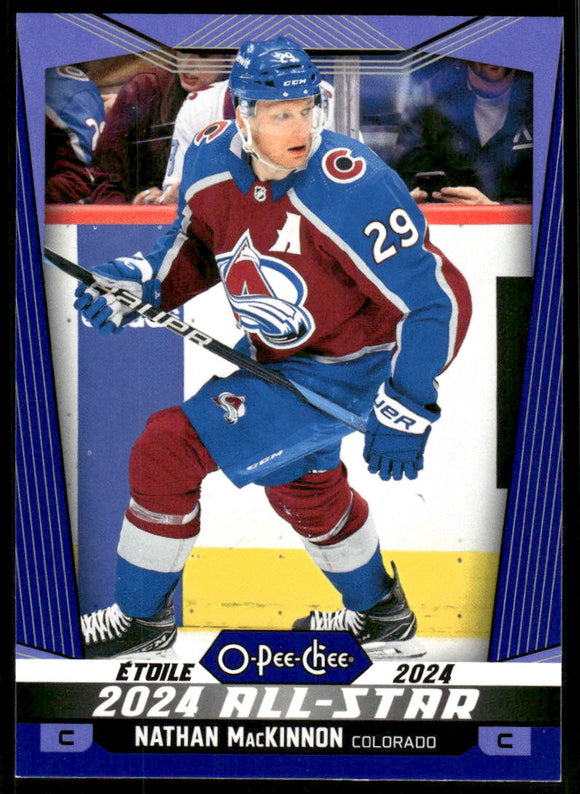 2024-25 O-Pee-Chee Blue #532 Nathan MacKinnon AS
