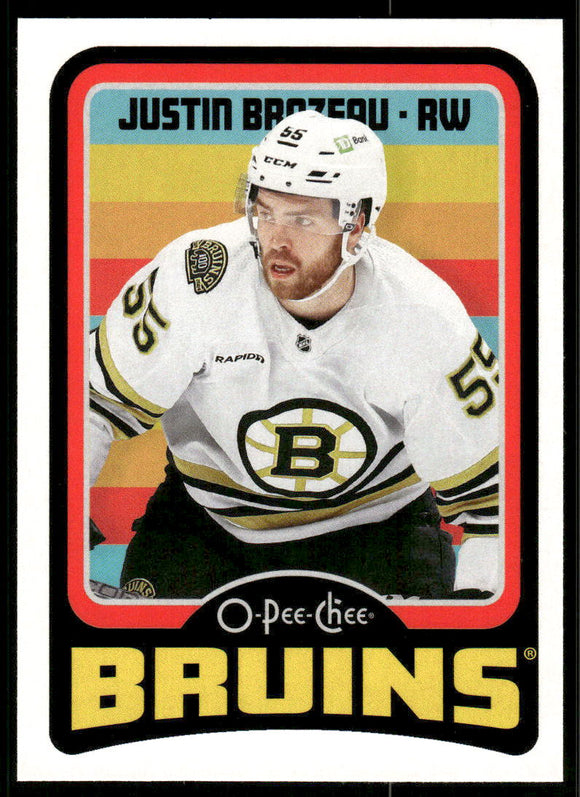2024-25 O-Pee-Chee Retro #582 Justin Brazeau