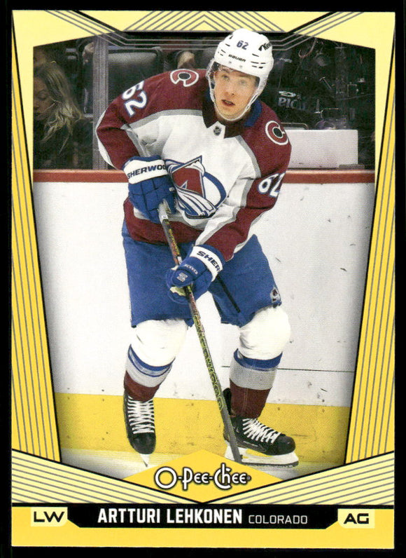 2024-25 O-Pee-Chee Yellow #10 Artturi Lehkonen