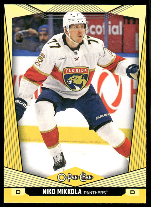 2024-25 O-Pee-Chee Yellow #17 Niko Mikkola