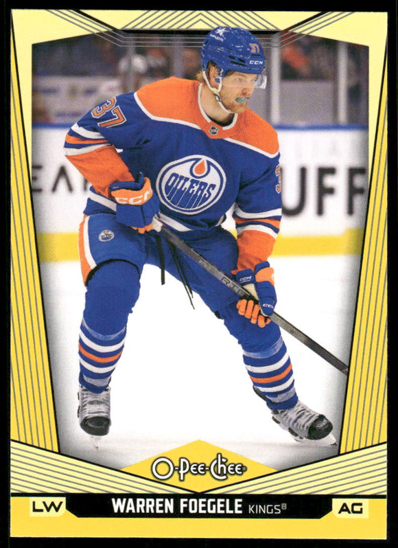 2024-25 O-Pee-Chee Yellow #31 Warren Foegele