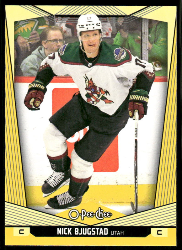 2024-25 O-Pee-Chee Yellow #36 Nick Bjugstad