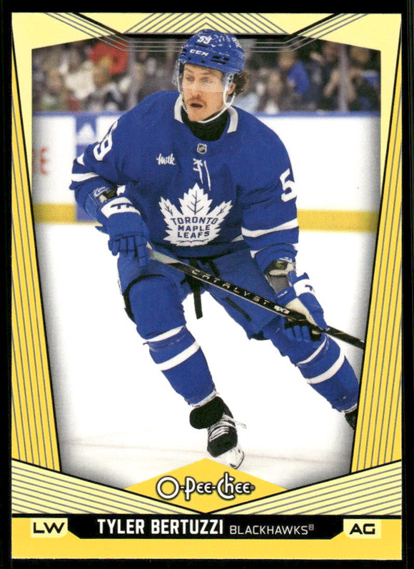 2024-25 O-Pee-Chee Yellow #51 Tyler Bertuzzi