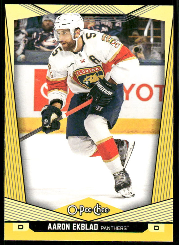 2024-25 O-Pee-Chee Yellow #52 Aaron Ekblad