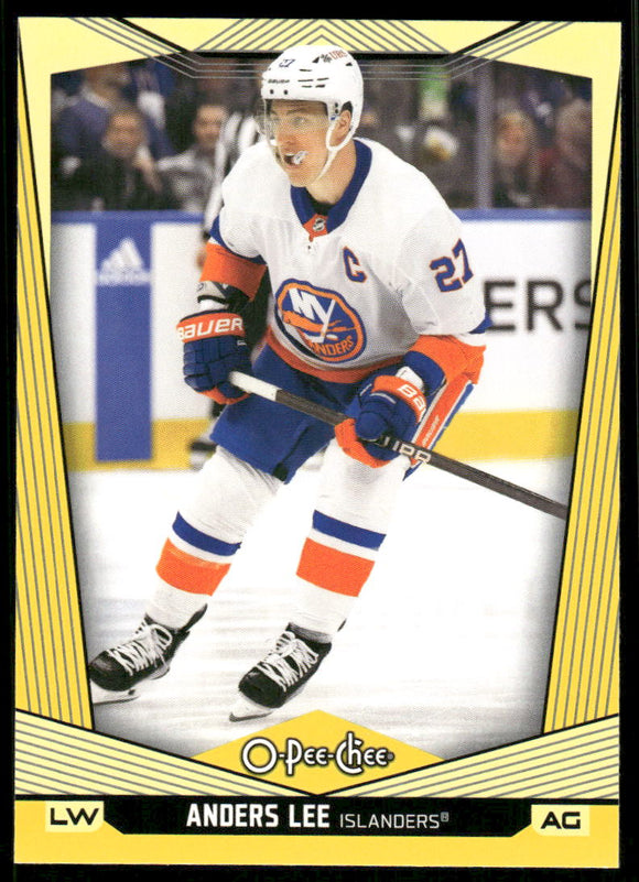 2024-25 O-Pee-Chee Yellow #58 Anders Lee