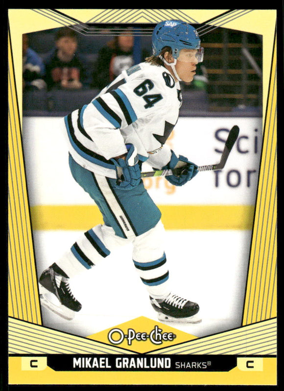 2024-25 O-Pee-Chee Yellow #67 Mikael Granlund