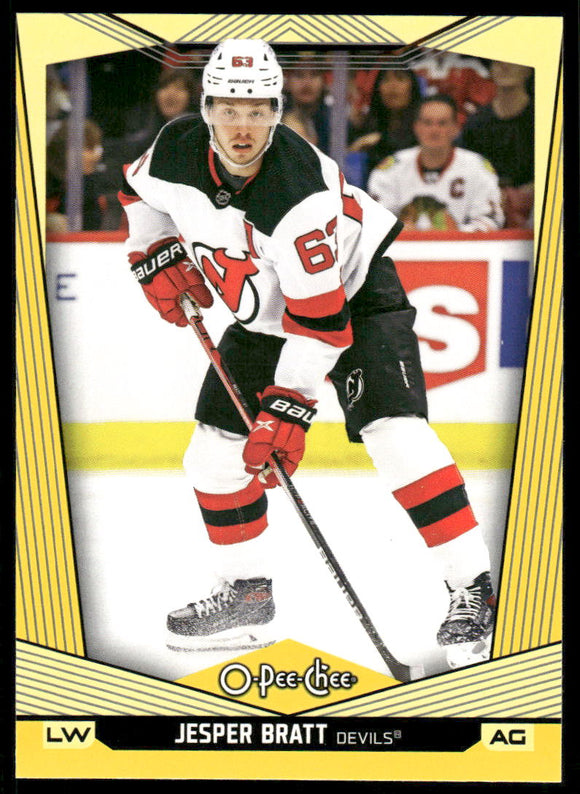 2024-25 O-Pee-Chee Yellow #74 Jesper Bratt