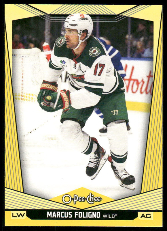 2024-25 O-Pee-Chee Yellow #116 Marcus Foligno