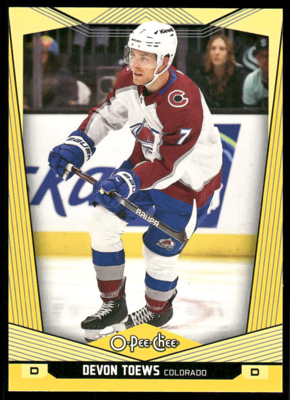 2024-25 O-Pee-Chee Yellow #119 Devon Toews