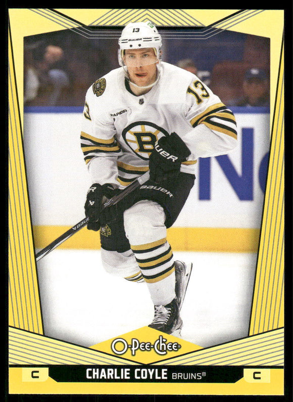 2024-25 O-Pee-Chee Yellow #141 Charlie Coyle