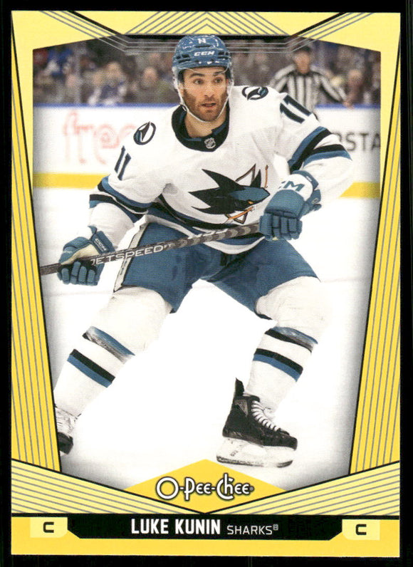 2024-25 O-Pee-Chee Yellow #191 Luke Kunin