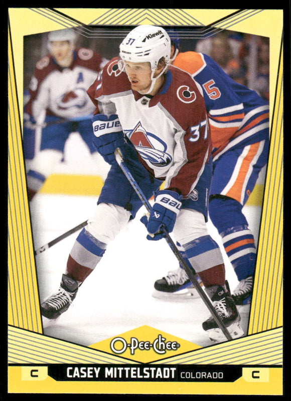 2024-25 O-Pee-Chee Yellow #194 Casey Mittelstadt