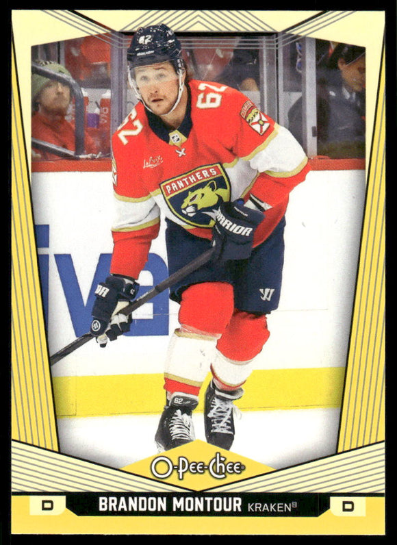 2024-25 O-Pee-Chee Yellow #202 Brandon Montour