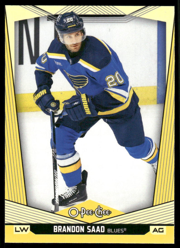 2024-25 O-Pee-Chee Yellow #206 Brandon Saad