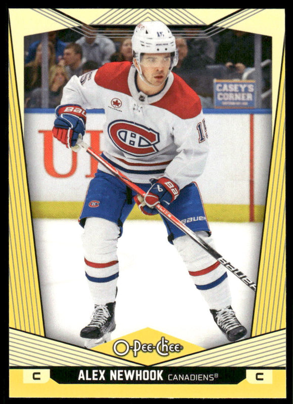 2024-25 O-Pee-Chee Yellow #218 Alex Newhook