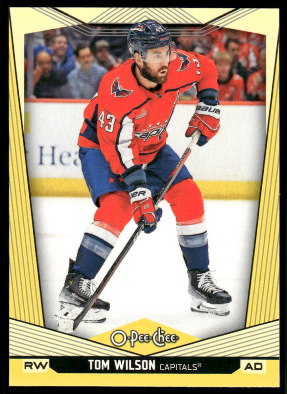 2024-25 O-Pee-Chee Yellow #228 Tom Wilson