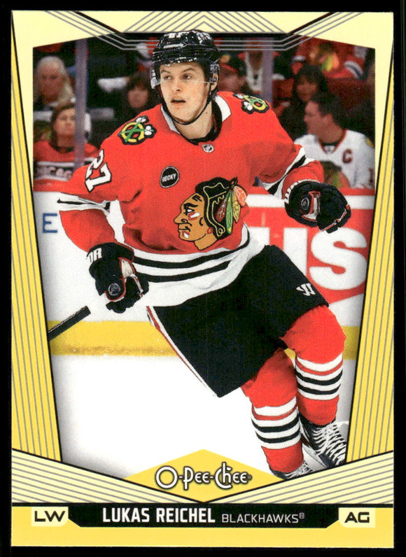 2024-25 O-Pee-Chee Yellow #231 Lukas Reichel