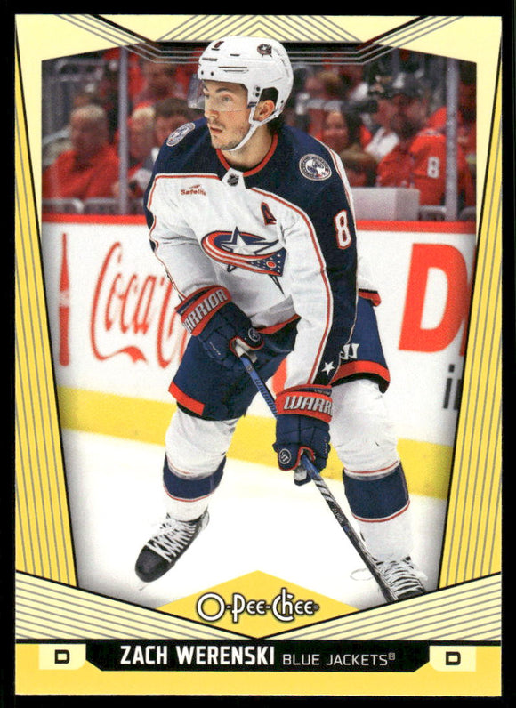 2024-25 O-Pee-Chee Yellow #240 Zach Werenski
