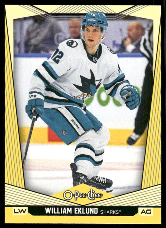 2024-25 O-Pee-Chee Yellow #273 William Eklund