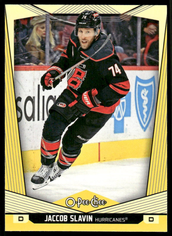 2024-25 O-Pee-Chee Yellow #288 Jaccob Slavin