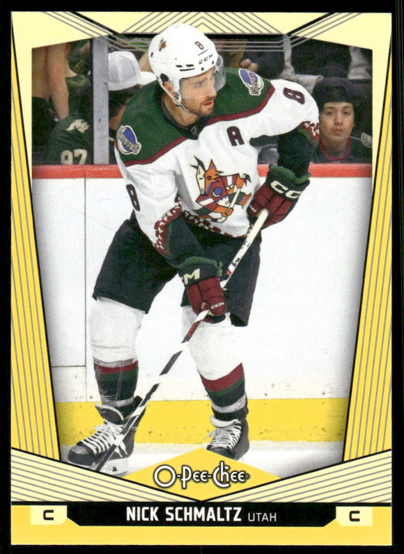 2024-25 O-Pee-Chee Yellow #298 Nick Schmaltz