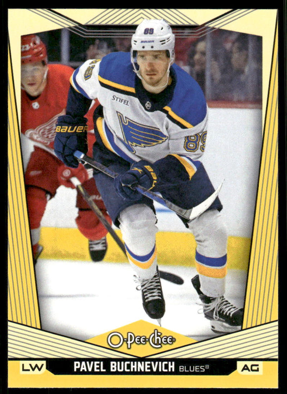 2024-25 O-Pee-Chee Yellow #348 Pavel Buchnevich