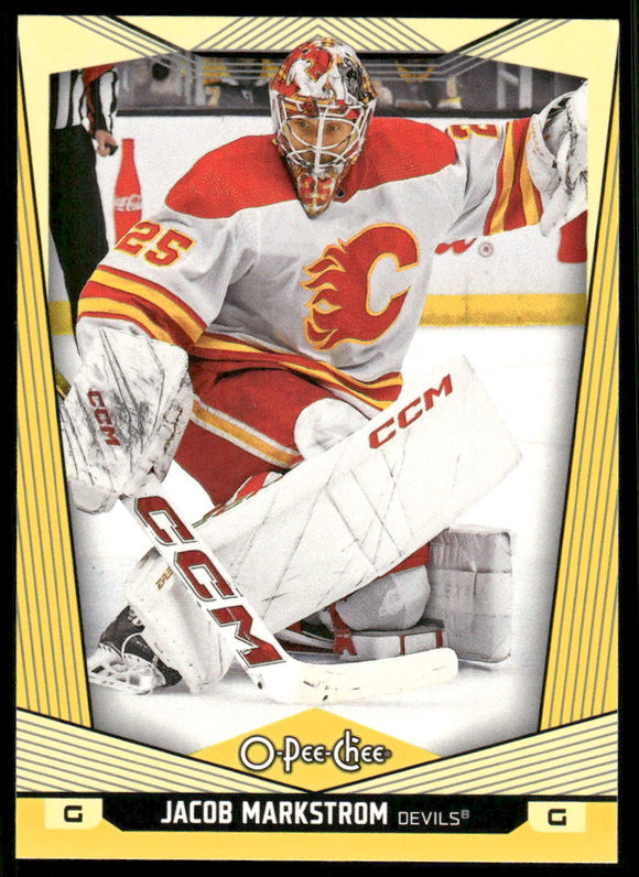 2024-25 O-Pee-Chee Yellow #353 Jacob Markstrom