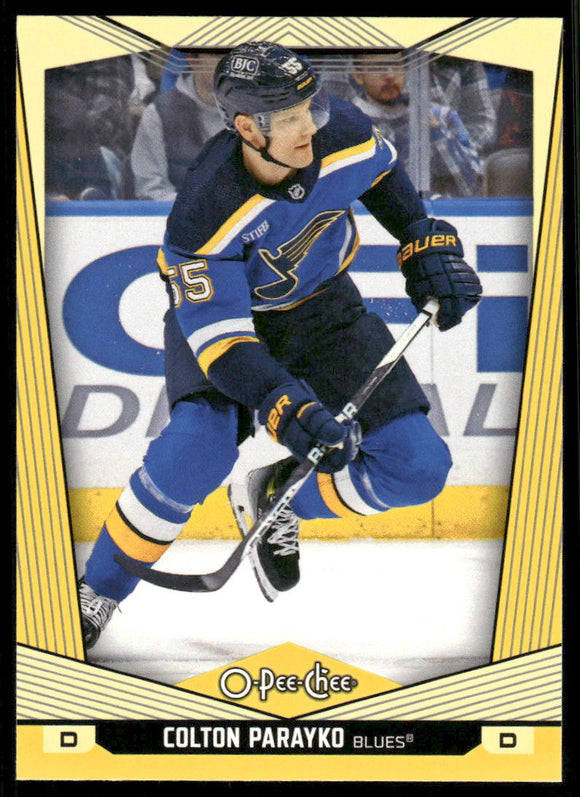 2024-25 O-Pee-Chee Yellow #377 Colton Parayko