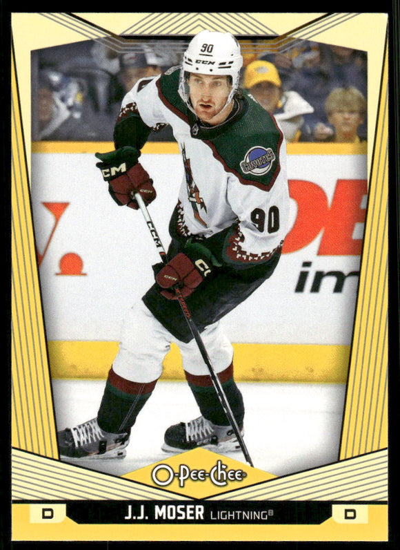 2024-25 O-Pee-Chee Yellow #383 J.J. Moser