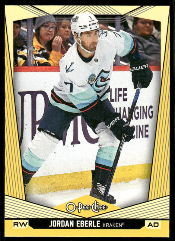 2024-25 O-Pee-Chee Yellow #401 Jordan Eberle