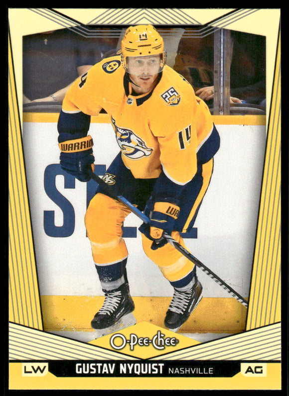 2024-25 O-Pee-Chee Yellow #409 Gustav Nyquist