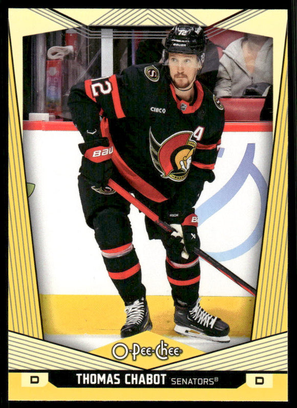 2024-25 O-Pee-Chee Yellow #416 Thomas Chabot