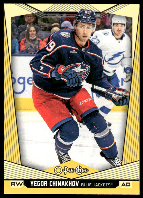 2024-25 O-Pee-Chee Yellow #462 Yegor Chinakhov