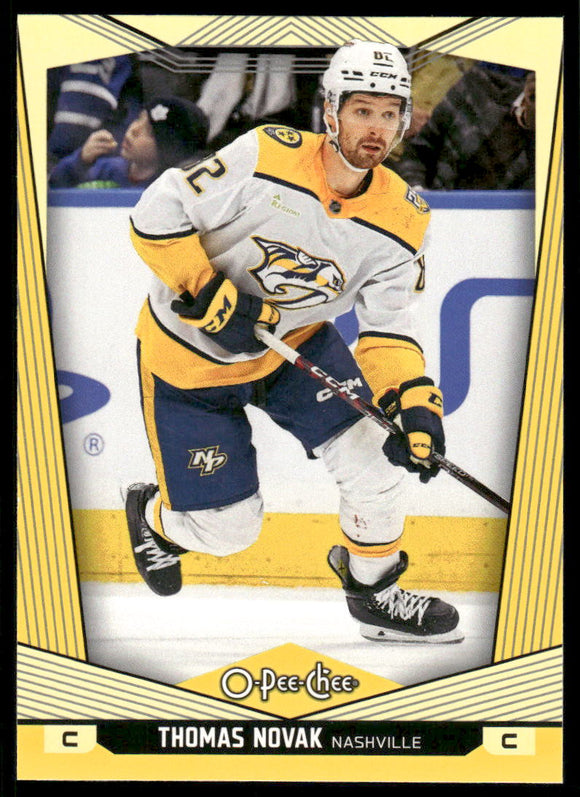 2024-25 O-Pee-Chee Yellow #466 Thomas Novak