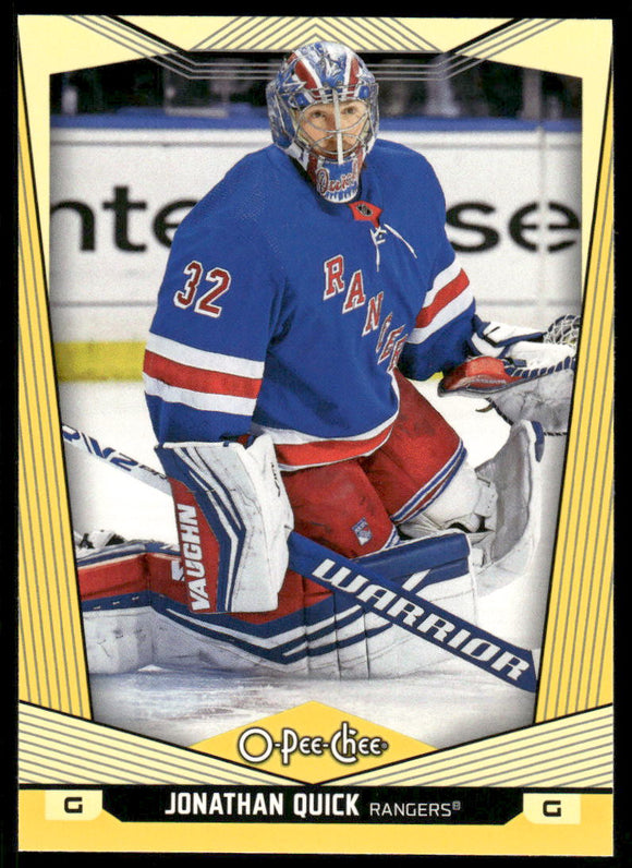 2024-25 O-Pee-Chee Yellow #476 Jonathan Quick